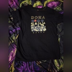 L - Doha, Qatar Beach Souvenir Shirt